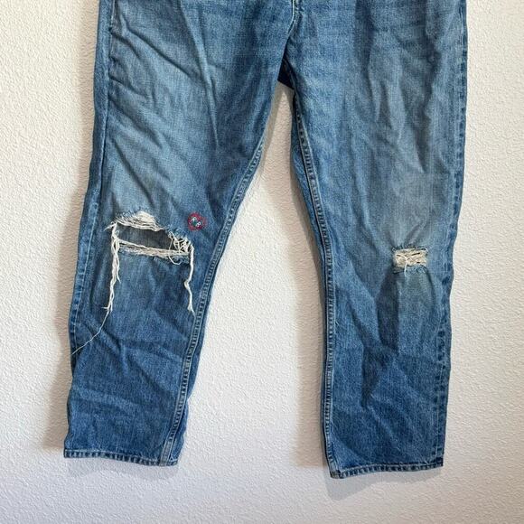 Rag & Bone X Boyfriend Embroidered Jeans Women's 30 Distressed Streetwear Boho - Picture 9 of 14